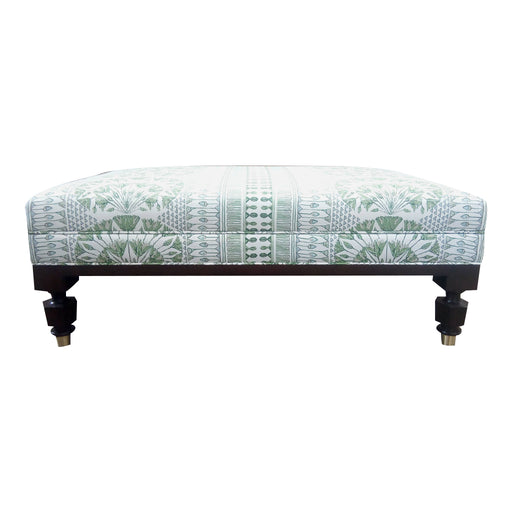 Lots Road Ottoman<br><small>Size: 48 x 30<br>Finish: Mink<br>Fabric: COM<br>by @trellishomedesign </small>