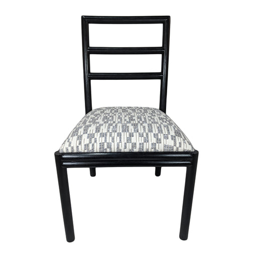 Varenne Side Chair<br><small>Finish: Ebony</small><br><small>Fabric: COM</small><br><small>by @lawsonfenning</small>