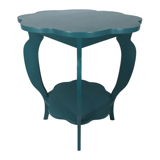 Scallop Side Table<br><small>Finish: Bosphorus Green</small><br><small>by Rural Roots Interiors</small>