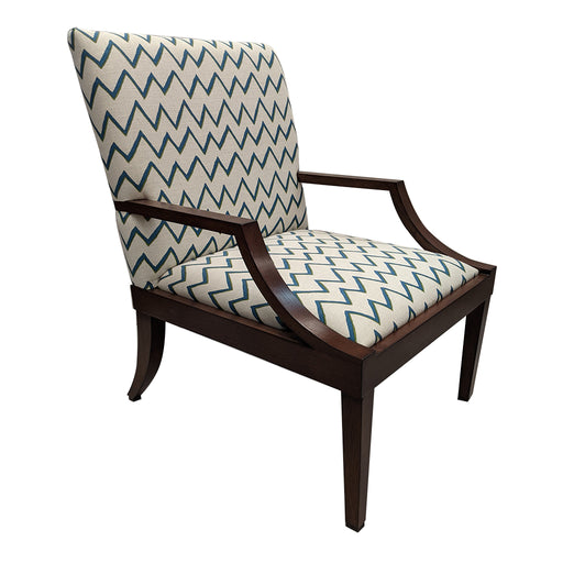 The Lounge Lizard Chair<br><small>Finish: Vienna Walnut</small><br><small>Fabric: COM</small><br><small>by @mallyskokdesign</small>