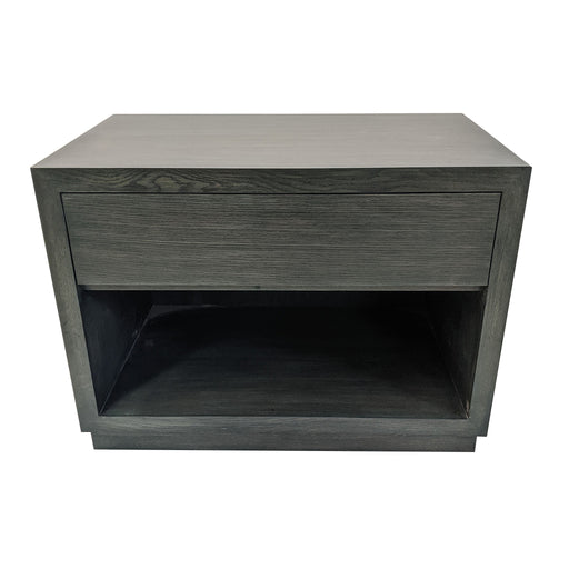 Elza End Table with Drawer - Platform Base - Custom Size<br><small>Finish: Custom - Classic Navy Interior Stain</small><br><small>by @carlyahlmandesign</small>