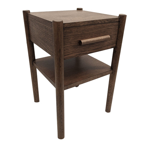 Lombardy  Nightstand - 18W x 18D<br><small>Finish: Brown</small><br><small>by @katehauser_co</small>