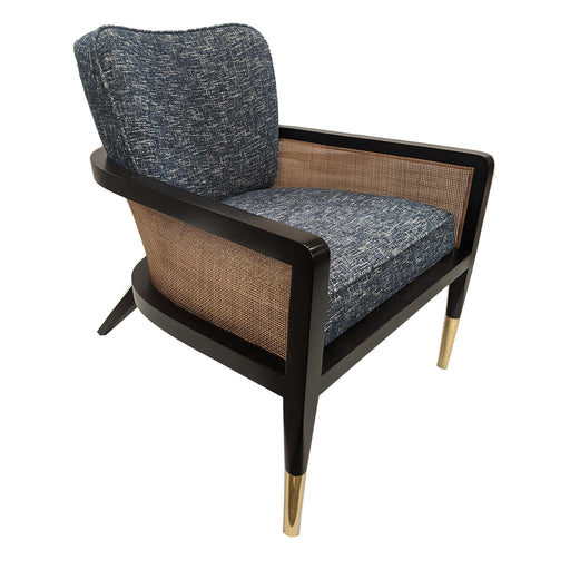 Grant Lounge Chair<br><small>Finish: Noir</small><br><small>Fabric: COM</small><br><small>by @lauraleeclarkid</small>