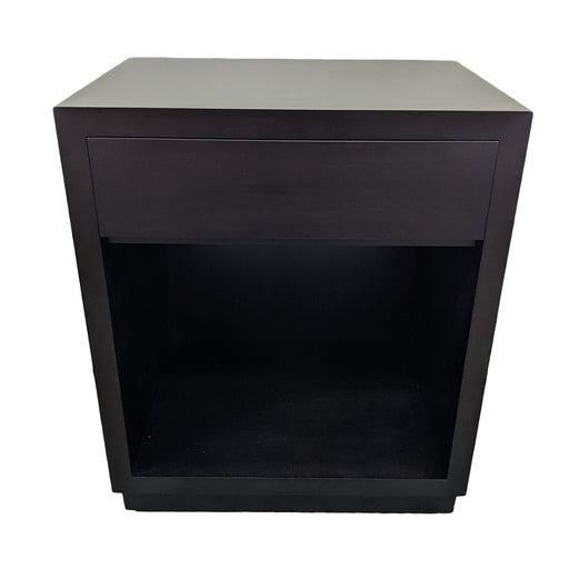 Elza End Table with Drawer - Platform Base - Custom Size<br><small>Finish: Kona</small><br><small>by @elzabdesign</small>