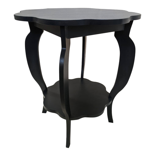 Scallop Side Table<br><small>Finish: Vermeer Blue</small><br><small>by @ceciliainteriors</small>