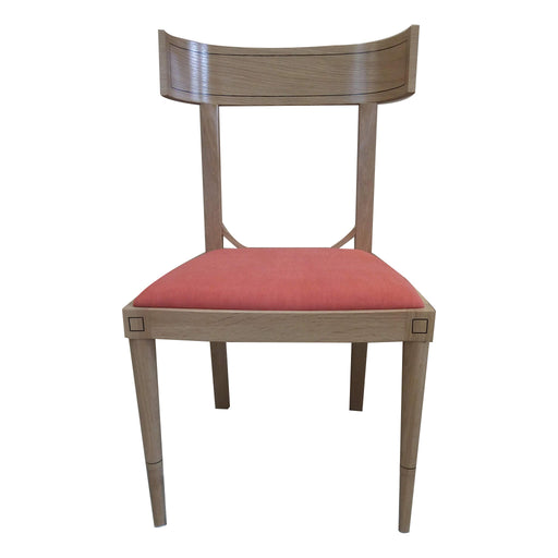 Aegean Klismos Chair<br><small>Finish: Natural Oak<br>Fabric: COM<br>by @kristenrivoli_interiordesign</small>