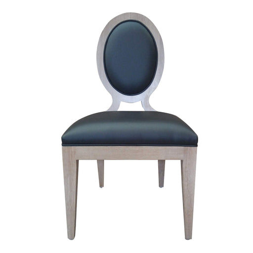 Parisienne Chair<br><small>Finish: Cerused Oak<br>Fabric: Valera - Noir<br>by @elzabdesign</small>