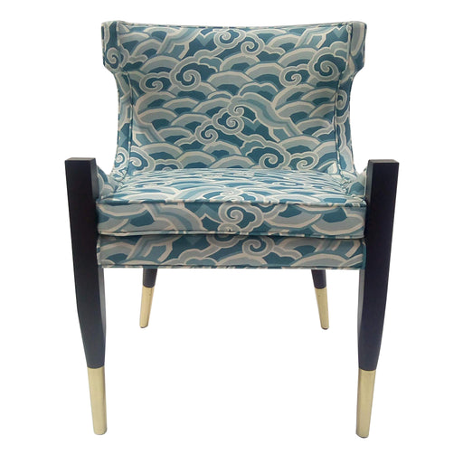 Vaughn Chair<br><small>Finish: Cacao<br>Fabric: COM<br>by Elizabeth Irvin Design</small>