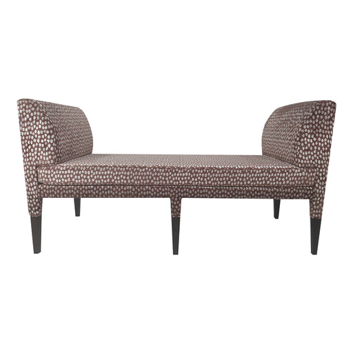 Hayworth Bench<br><small>Finish: Mink</small><br><small>Fabric: COM</small><br><small>by @lauraleeclarkid</small>