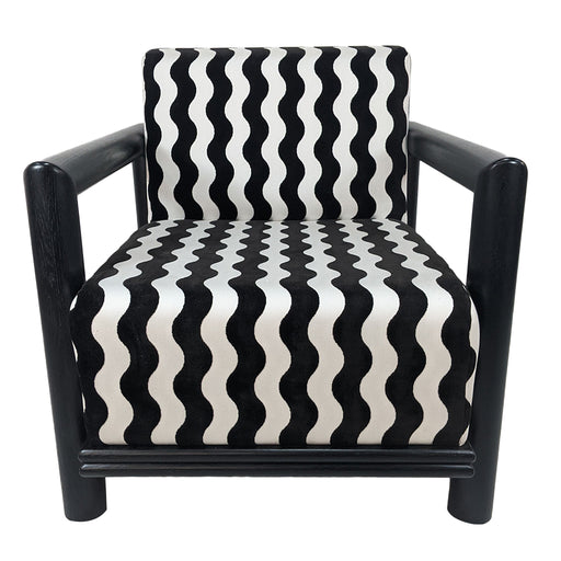 La Jolla Lounge Chair<br><small>Finish: Ebony</small><br><small>Fabric: COM</small><br><small>by </small>