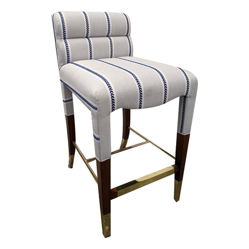 Gardner Counter Stool<br><small>Finish: Vienna Walnut</small><br><small>Fabric: COM</small><br><small>by @Sweenorbuilders</small>