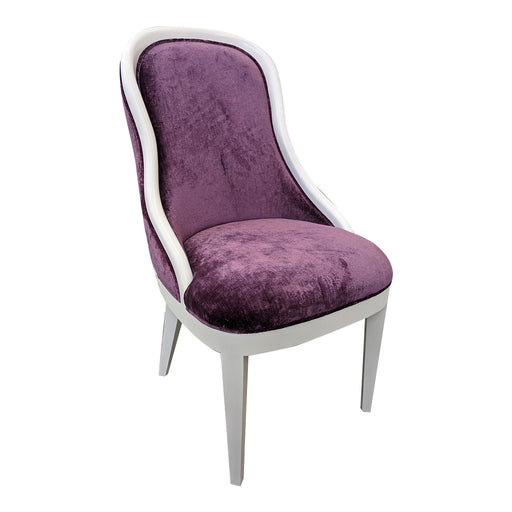 Frenchie Side Chair<br><small>Finish: Incredible White</small><br><small>Fabric: COM</small><br><small>by @elzabdesign</small>
