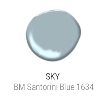 Santorini Blue 1634 Finish