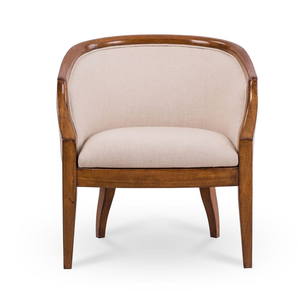 Claire Barrel Chair - COM - Dowel Furniture