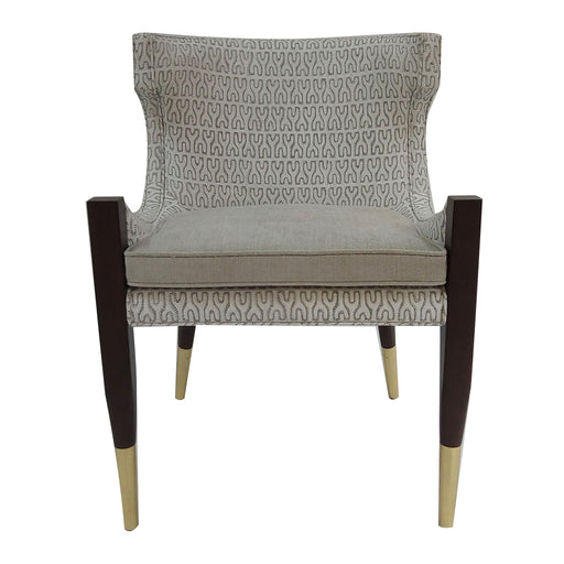 Vaughn Side Chair<br><small>Finish: Mink<br>Fabric: COM<br>by Domino Creative</small>