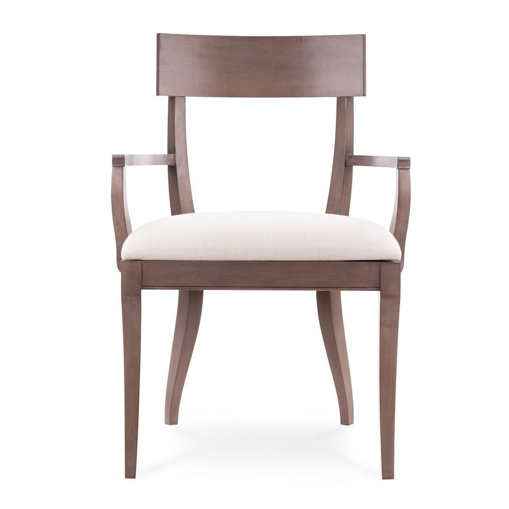Grace Klismos Arm Chair - COM - Dowel Furniture