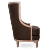 Royale Wing Chair - COM - Dowel Furniture