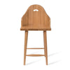 Scooped Back Counter Stool - Dowel Furniture